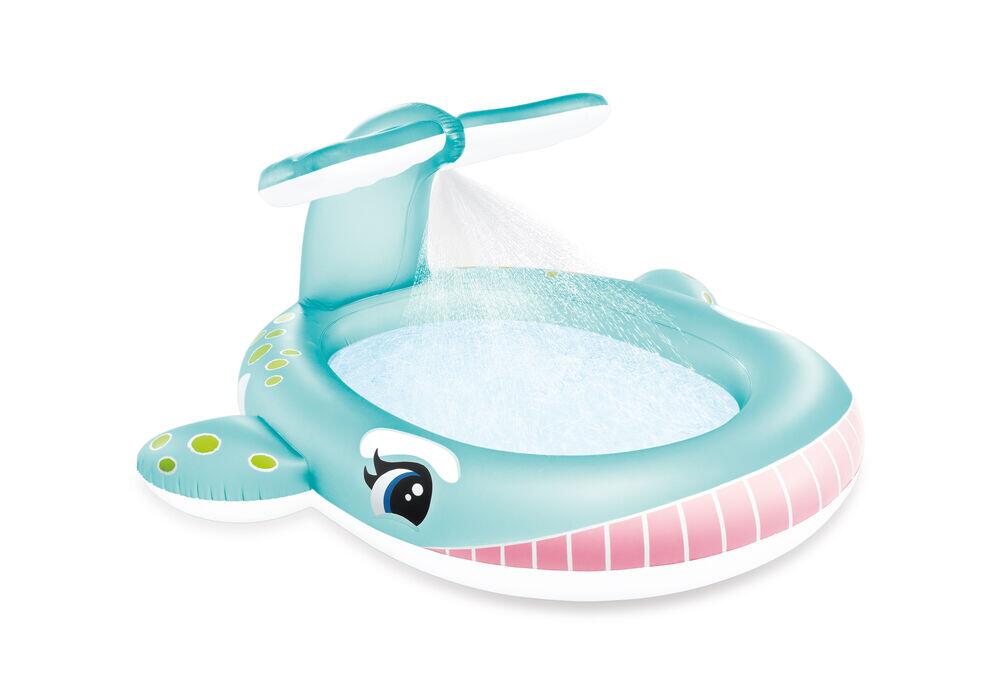 Piscina Infantil Inflável Baleia Splash Azul 200l Intex