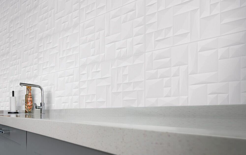 Piso Cerâmico R40651 Branco Retificado Acetinado 40x75 Ilhabella