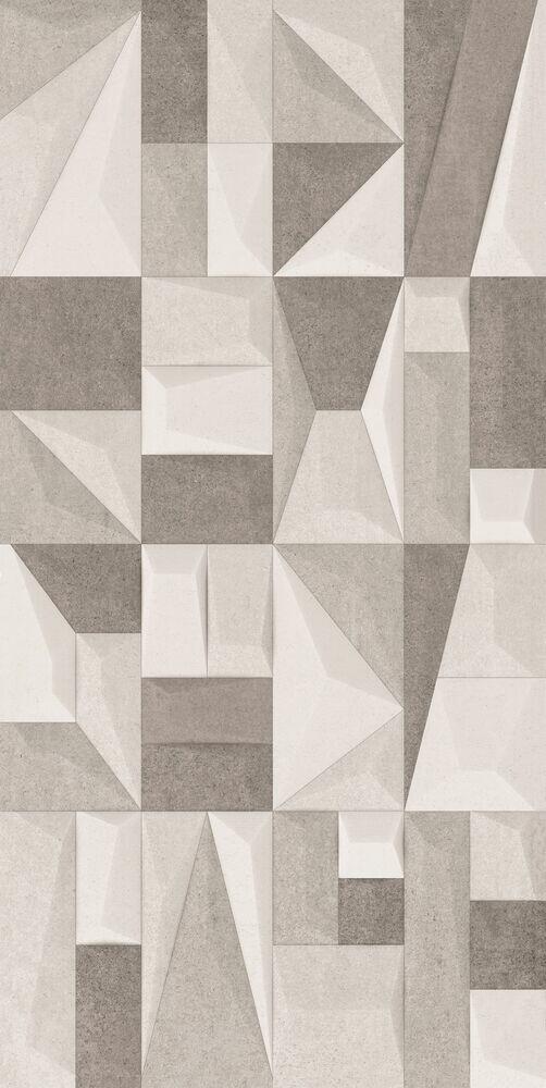 Revestimento Parede Geogrigio Menfi Cinza Acetinado Retificado 37x74 Ilhabella