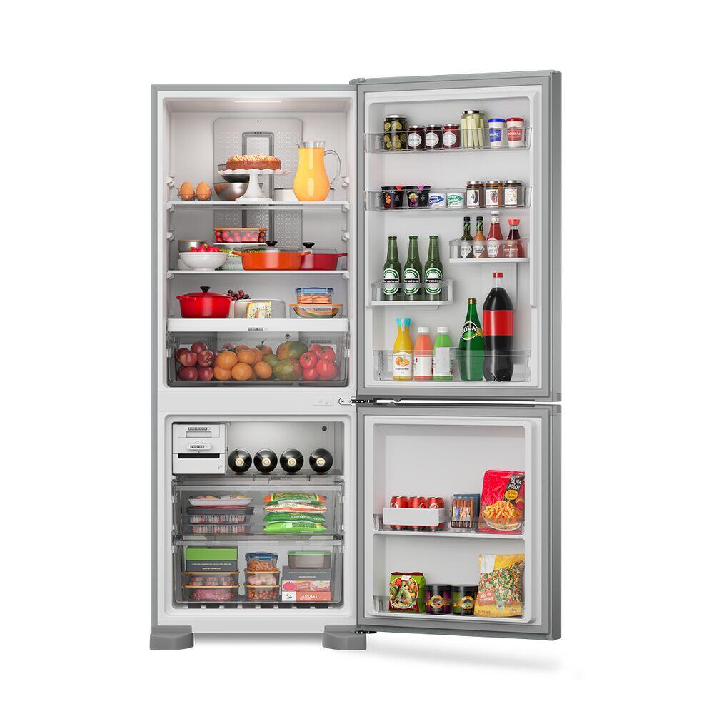 Geladeira 447L BRE57FK INOX 127V brastemp