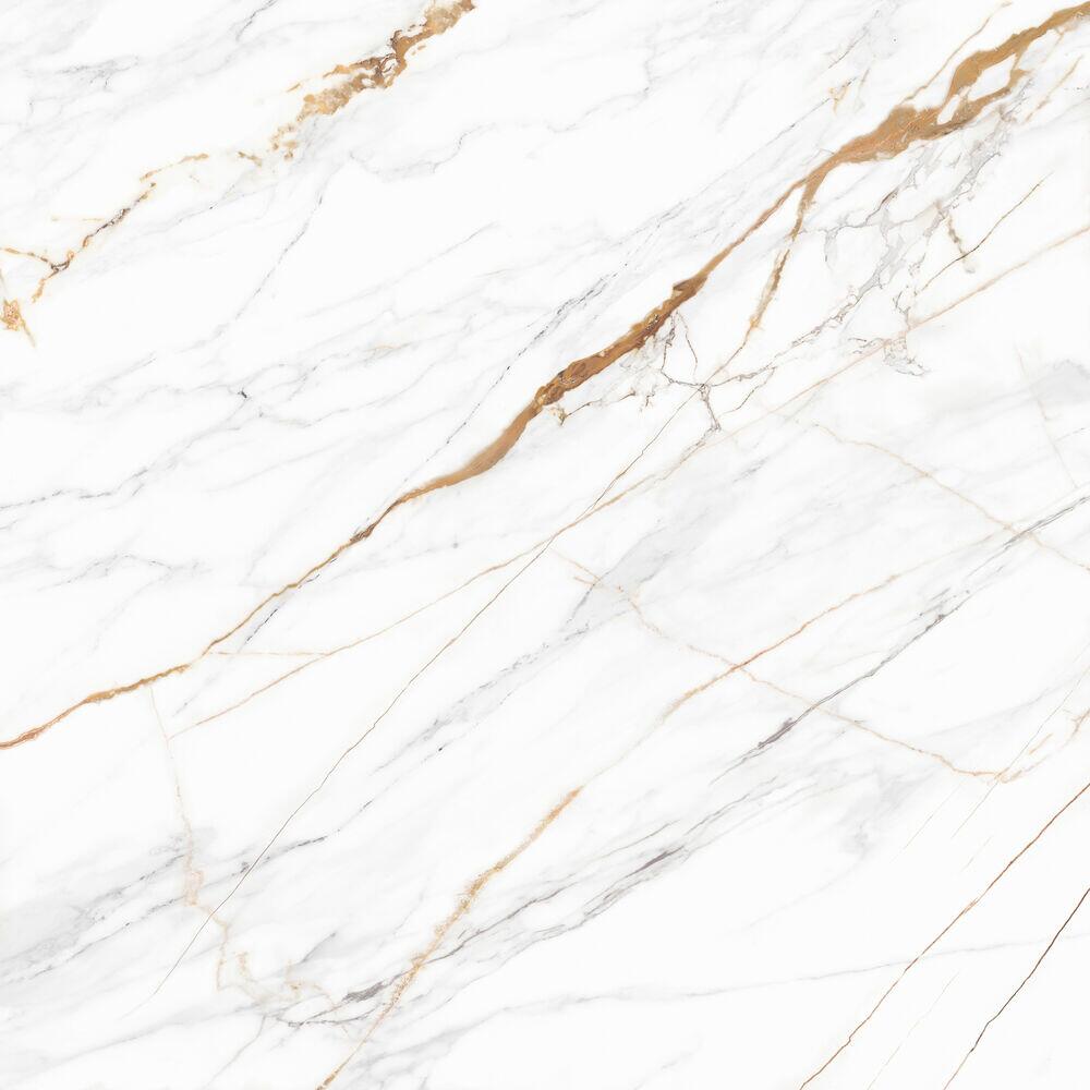 Piso Cerâmico Polux Plus Marmorizado Retificado Acetinado 84x84 Classe C Málaga