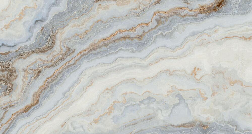 Piso Cerâmico Fenix Cinza/azul Retificado Brilhante 61x116 Ilhabella