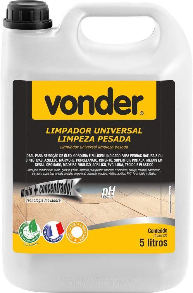 Limpador Universal Limpeza Pesada 5l Vonder
