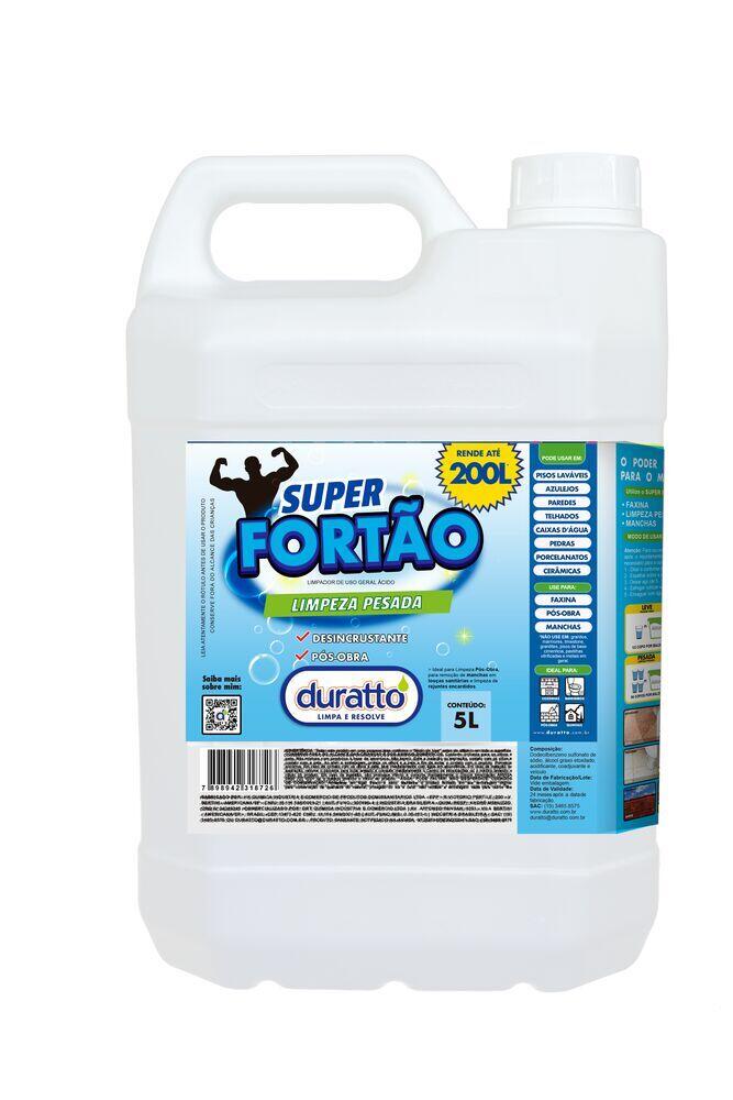Limpador Limpeza Pesada Super Fortão 5L Duratto