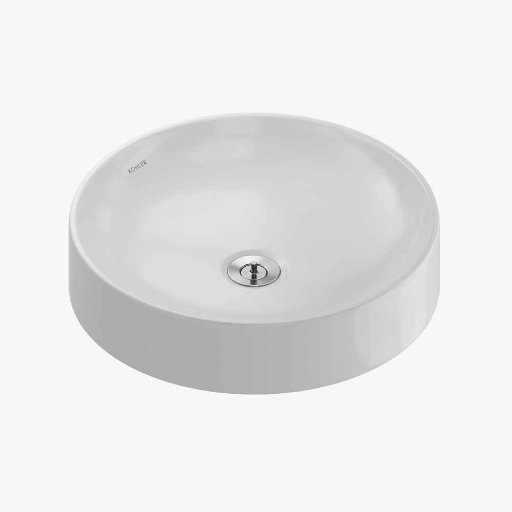 Cuba para Banheiro de Apoio Redondo Vox Flow 36cm Kohler