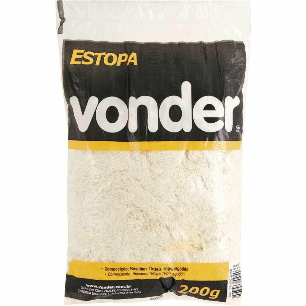 Estopa Limpeza Branca 200g Vonder