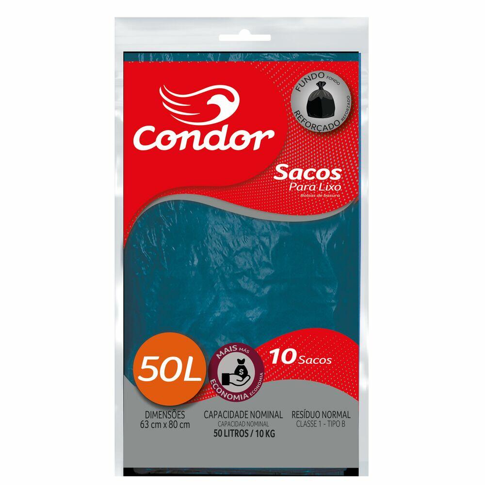 Saco de Lixo 50L Almofada Econômico Condor