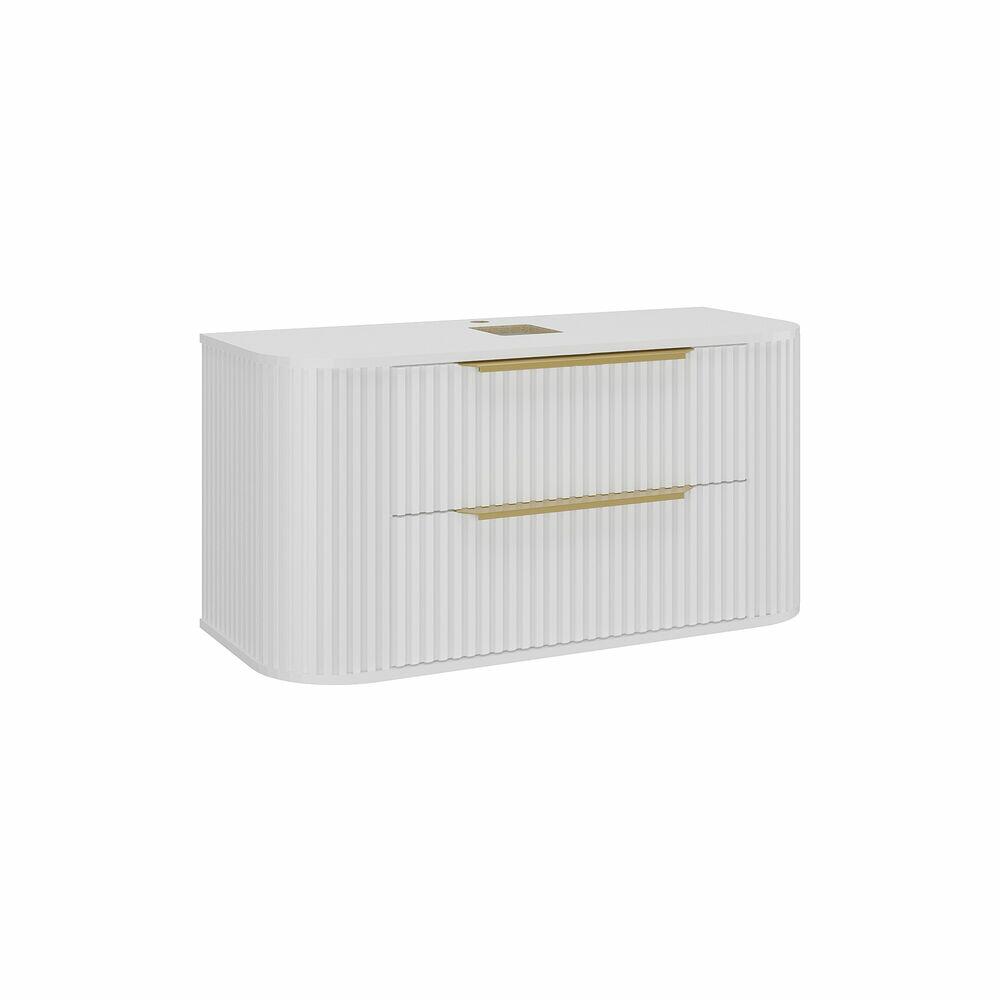 Gabinete para Banheiro Suspenso MDF/MDP Alice Branco 1m C-linea