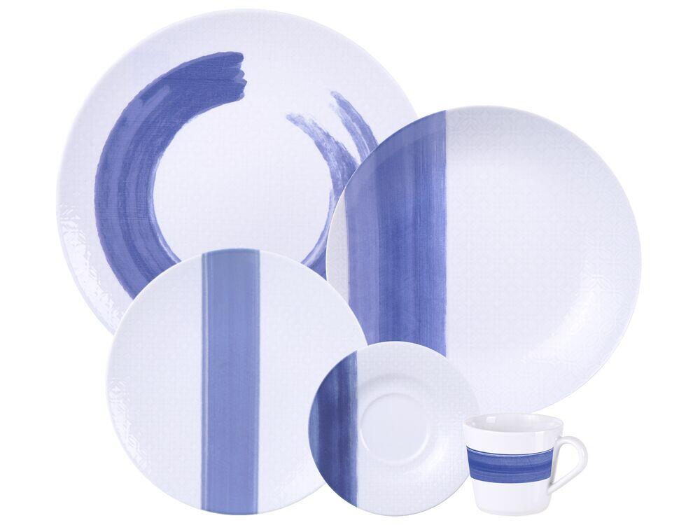 Jogo Jantar 20pcs Soho Branco Porcelana Tramontina