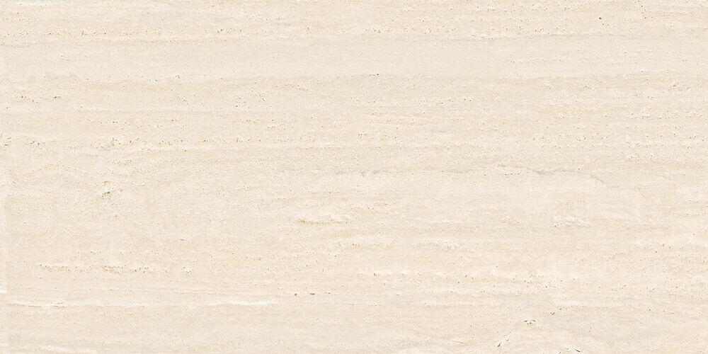 Porcelanato Travertino Chiaro Bege Retificado Acetinado 62x121 Damme