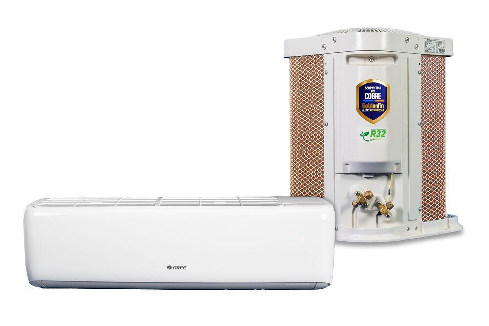 Ar Condicionado Split Inverter 12000 Btus Gwh12atc Branco Quente Frio Gree