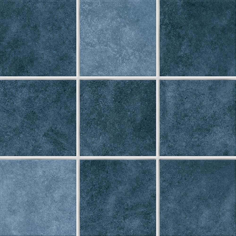 Piso Cerâmico Malasia Ppf34090 Azul Bold Brilhante 34x34cm Incefra