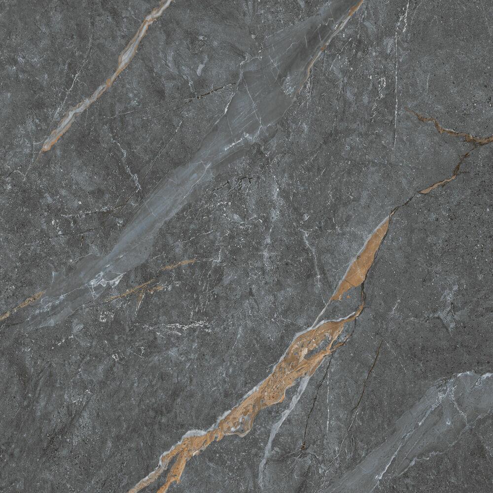 Piso Cerâmico Dommus Cinza Marmoriz Flat Brilhante 82x82 Ilhabella