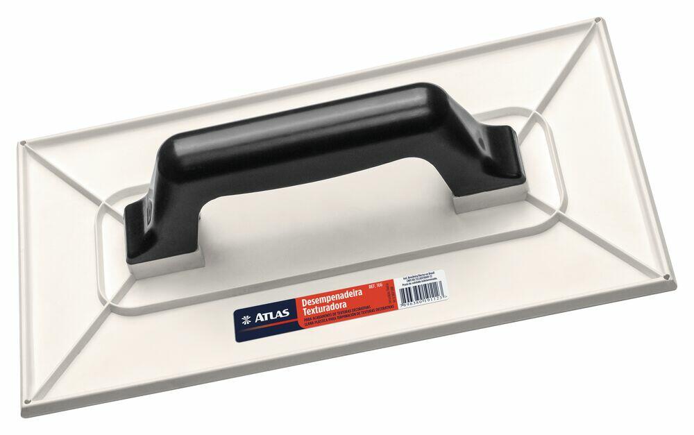 Desempenadeira Plástica 30x17cm 166 Cinza Atlas