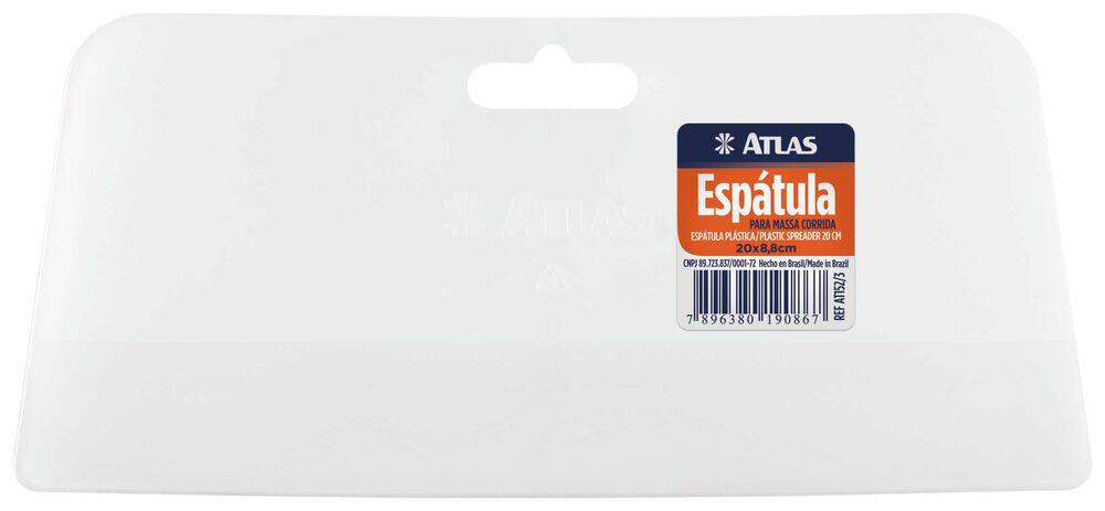 Espátula Plástica 20cm At152/3 Branco Atlas