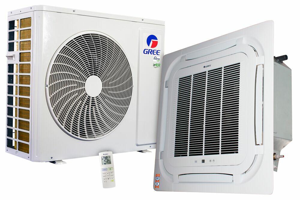 Ar Condicionado Inverter Cassete 56000 Btus Guld56t1/a Branco Frio Gree