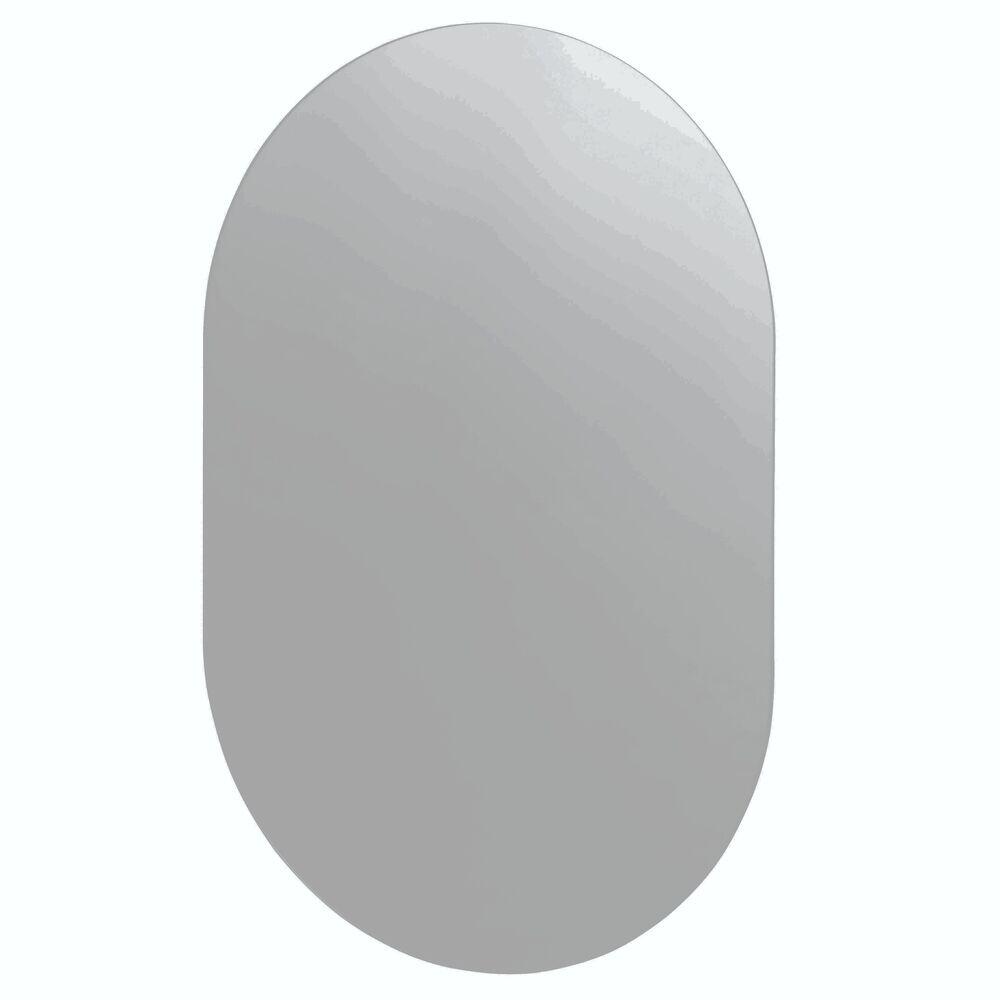 Espelho Oval Prata 34,5cmx44cm Cris Metal