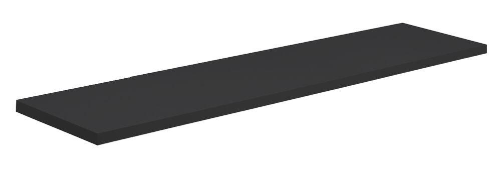 Prateleira 1,5cm x 20cm x 1m Facility Preto Prat-K
