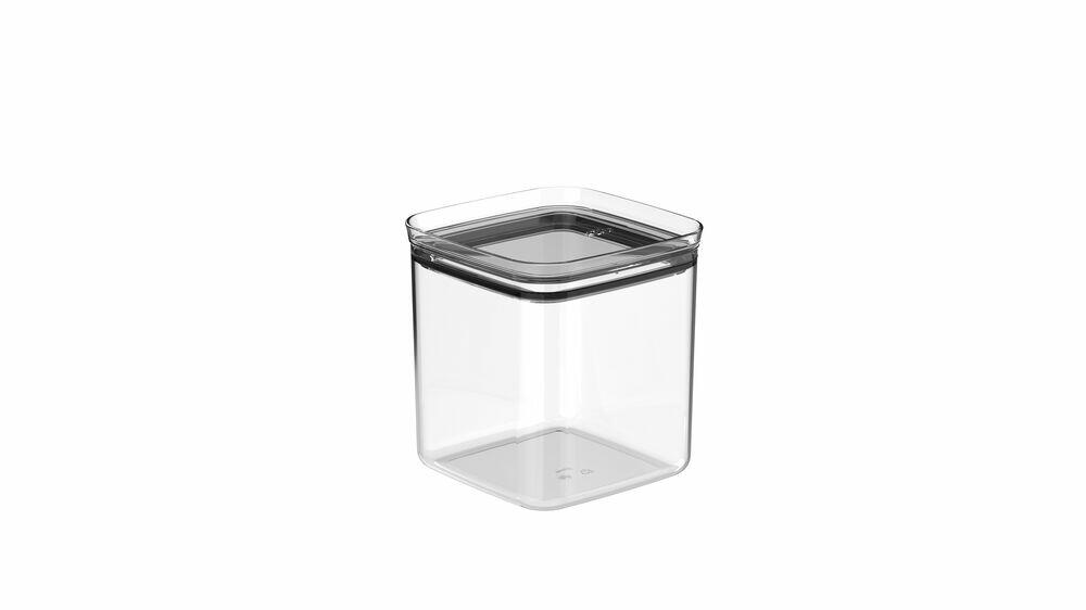 Pote Plástico Hermético 16cmx15cmx15cm Natural Ou