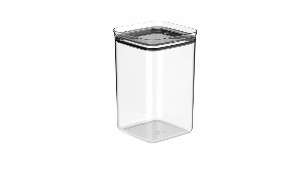 Pote Plástico Hermético 23cmx15cmx15cm Natural Ou