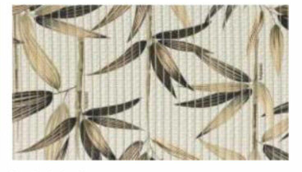 Tapete Pvc 43x65cm Bambu Jardim Bege Kapazi