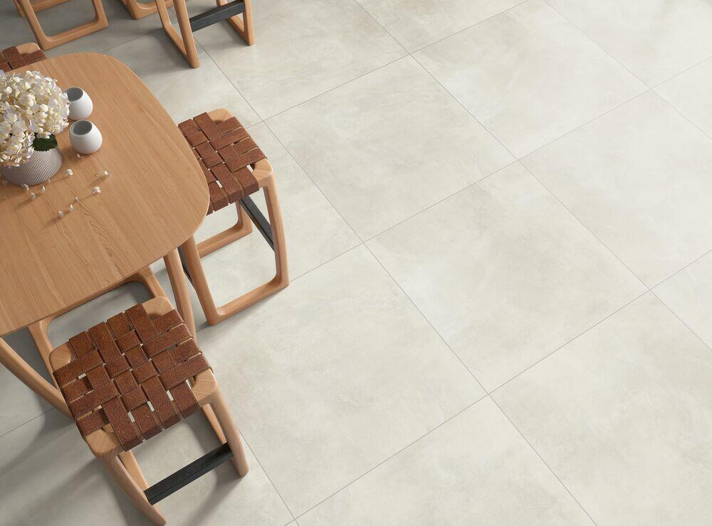 Piso Cerâmico Varena 75 c Cinza Retificado Acetinado 75x75 Ilhabella