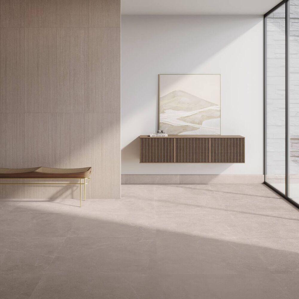 Porcelanato 90cm X 90cm Oasi Roccia Nat Cinza Ret Extra Portobello