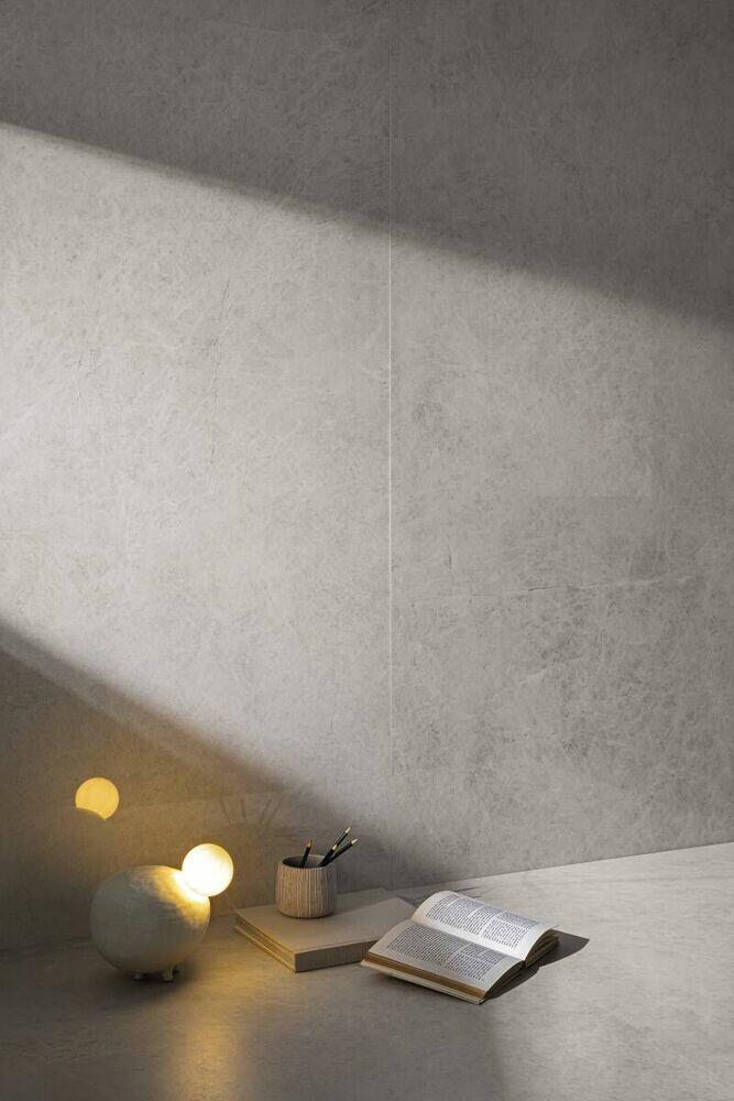 Porcelanato Moonlight Off White Retificado Polido 90x90cm Portobello