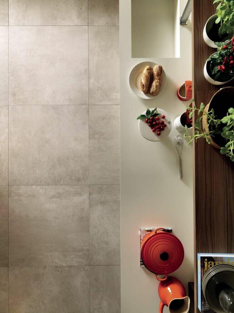 Porcelanato Artsy Cement Bege Retificado Externo 90x90cm Portobello