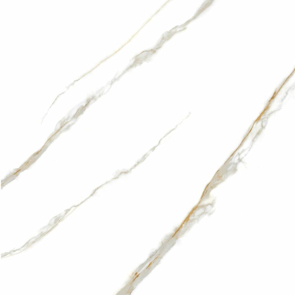 Piso Cerâmico Albury Branco Retificado Acetinado 75x75 Classe C Ilhabella