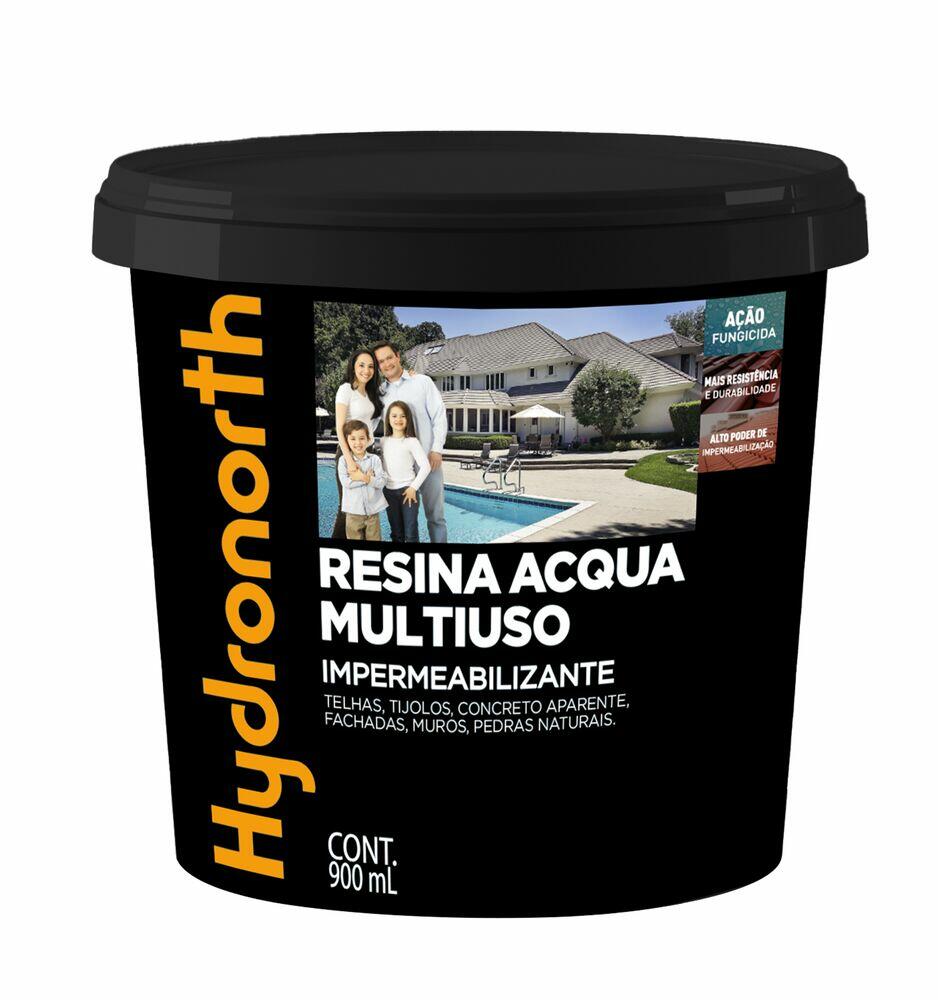 Resina Acqua Fosca Incolor Fosco 900ml Hydronorth