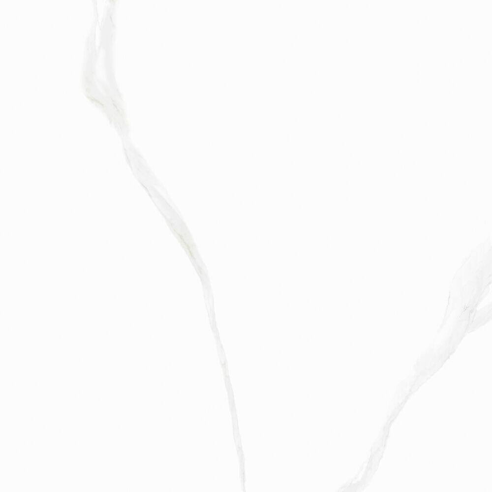 Piso Cerâmico Carraca Draco Branco Marmorizado Retificado Polido 83x83cm Málaga