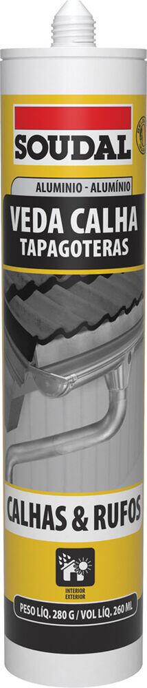 Adesivo Veda Calha Alumínio 260ml/280gr Soudal
