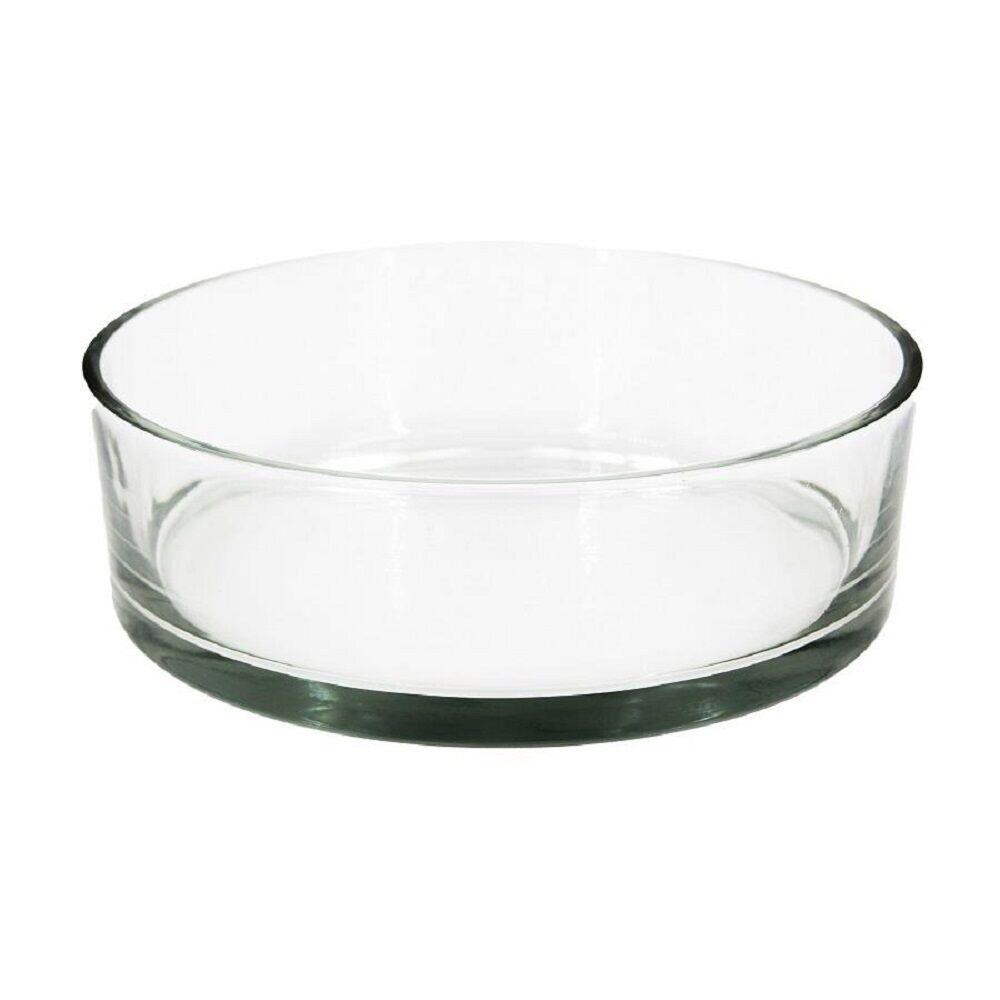 Bacia Cilindro Vidro Transparente 25x25x08 TS Brasil