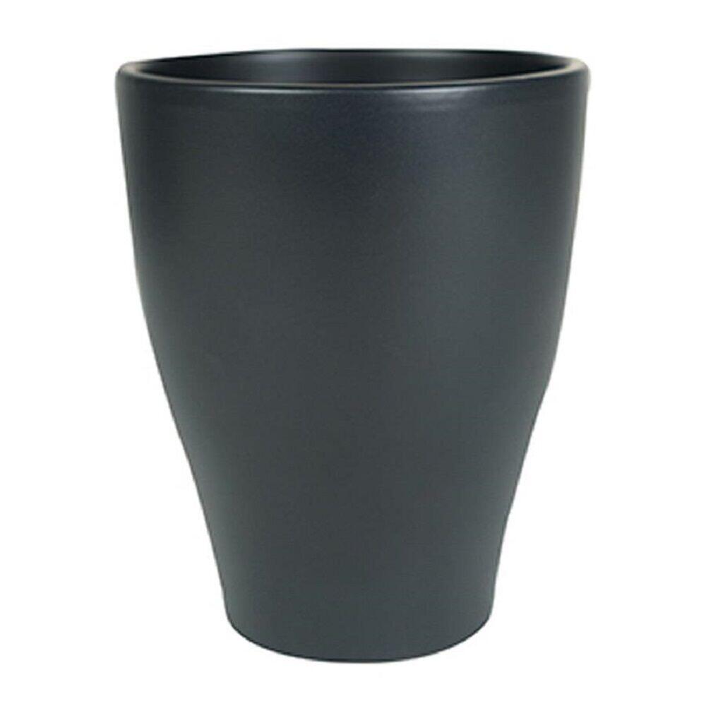 Vaso a Sven Cachepo Preto Fosco 14x14x17cm Ts Brasil
