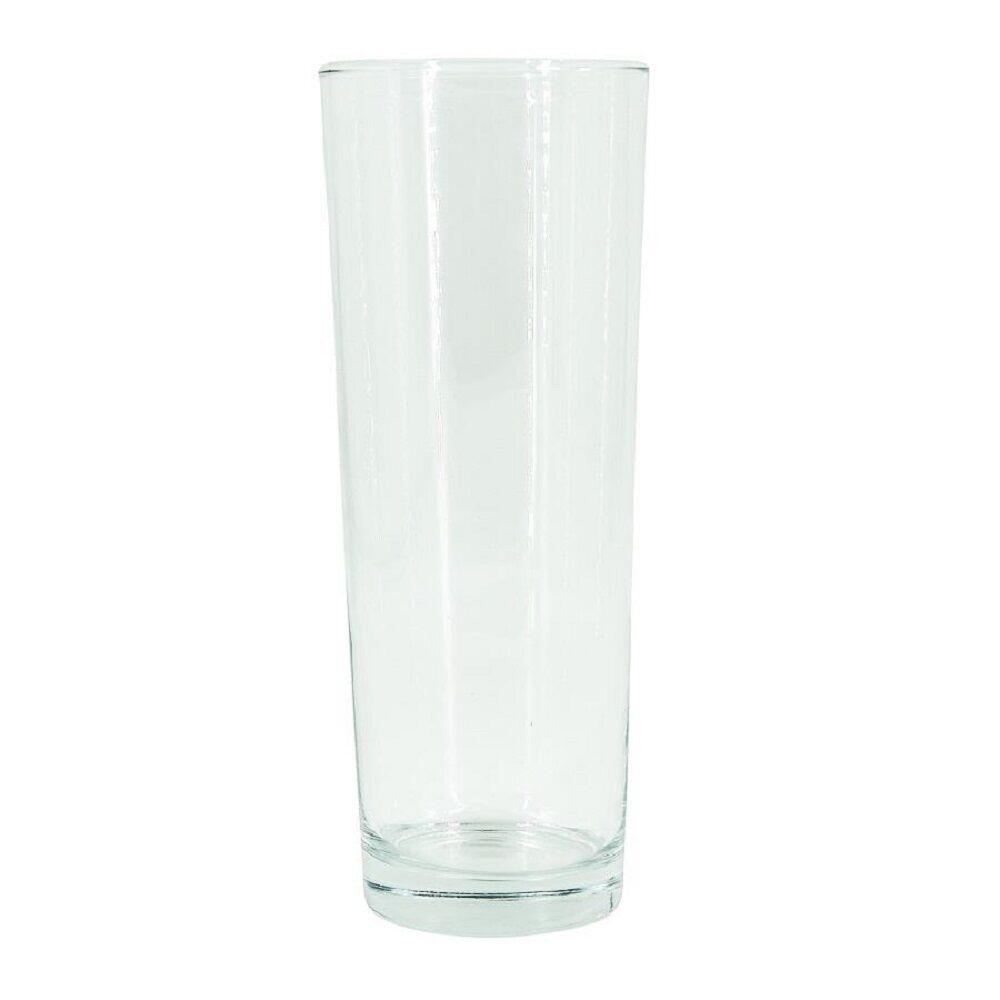 Vaso Vidro Cone Transparente 9x9x24cm TS Brasil