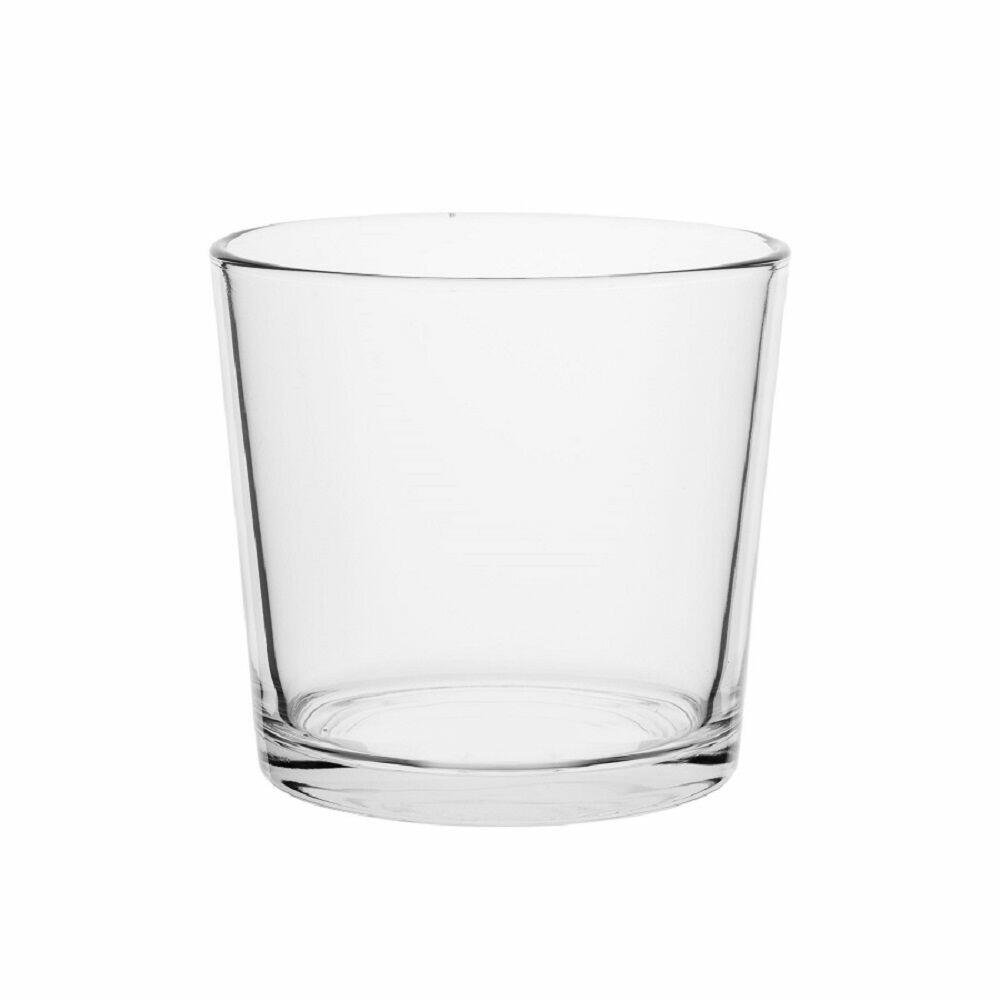 VASO NICO 17CM X 17CM X 16CM CACHEPO TRANSPARENTE .