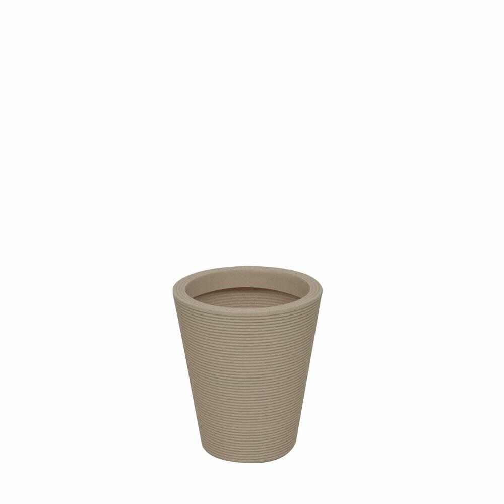 Vaso Plástico Bali Areia 35x40cm Vasart