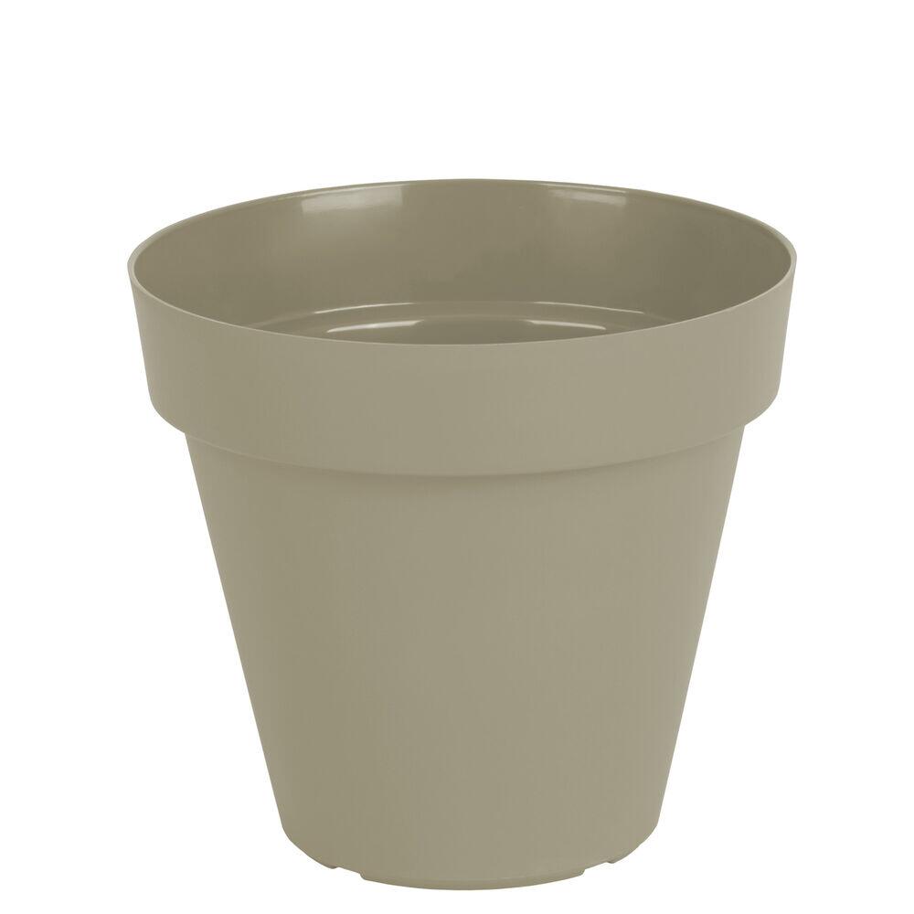 Vaso Plástico Sampa Areia 20x19cm Vasart