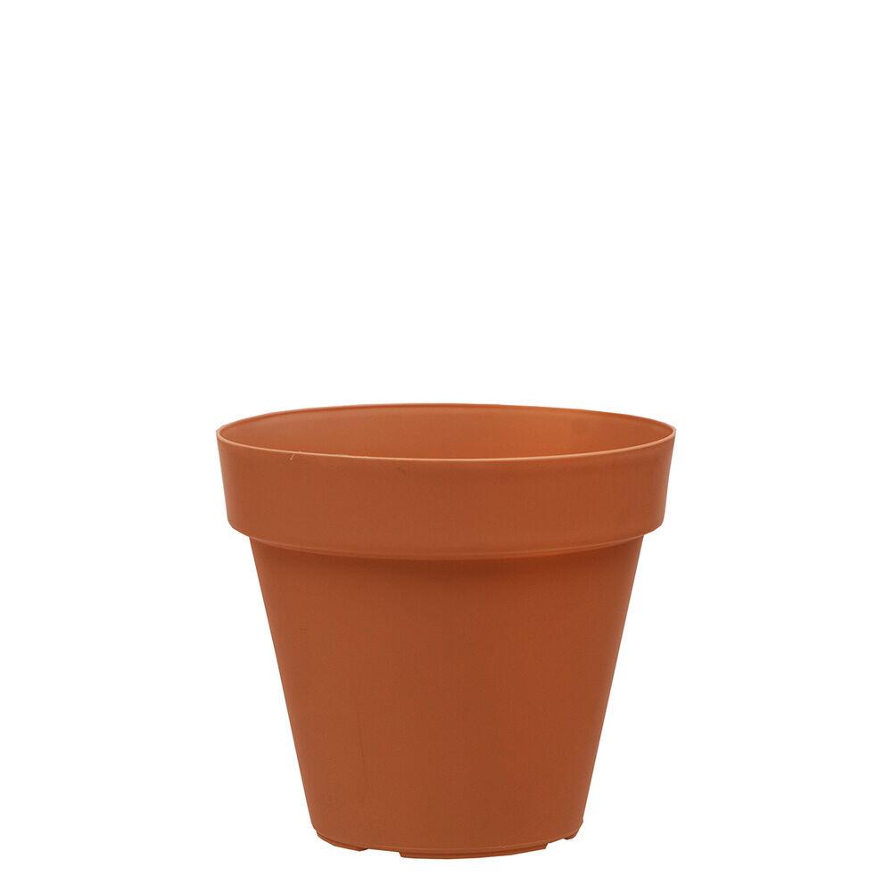 Vaso Plástico Sampa Terracota 14x13cm Vasart