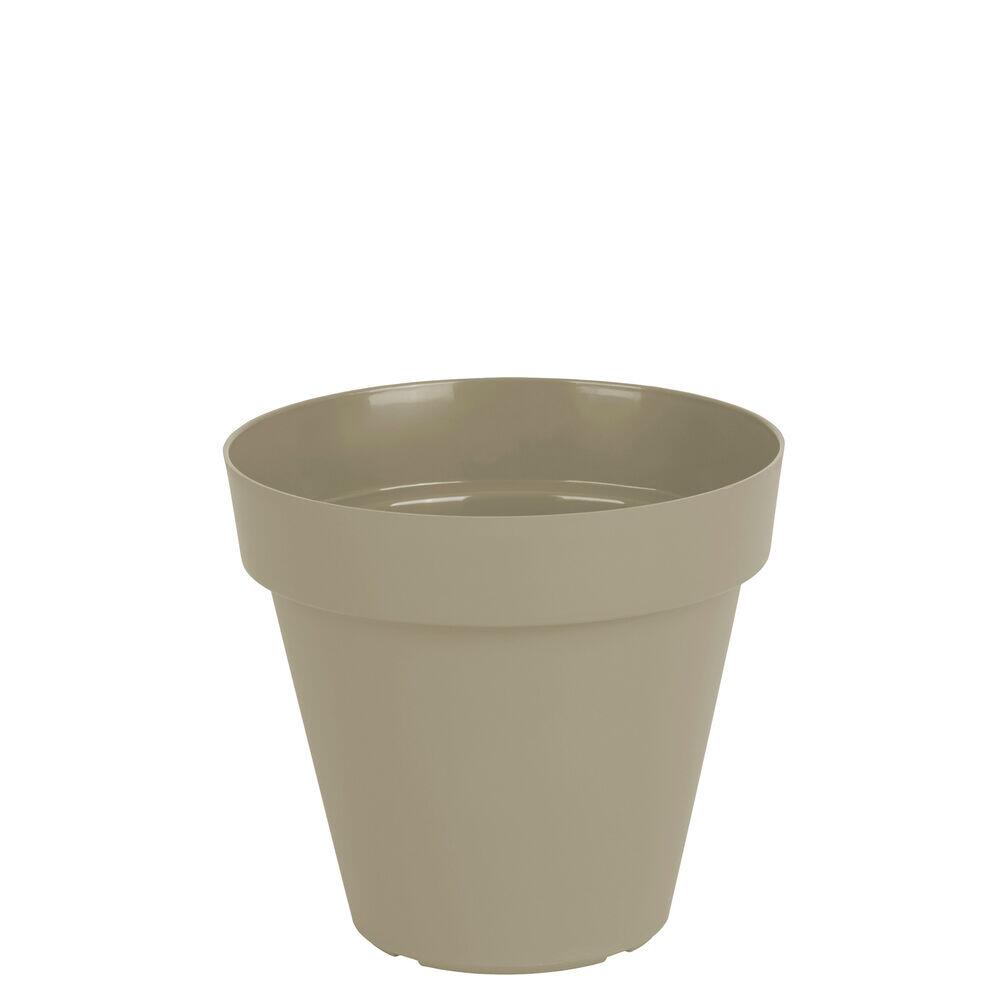Vaso Plastico Sampa Areia 18x16cm Vasart