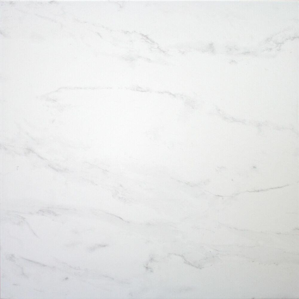Porcelanato Marble Branco Bold Acetinado 33cmx33cm Incepa