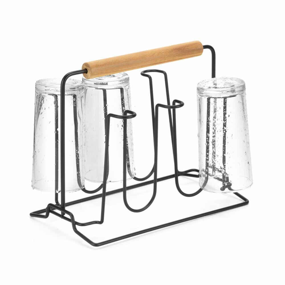 Suporte para 6 Copos Eco Design Black Arthi