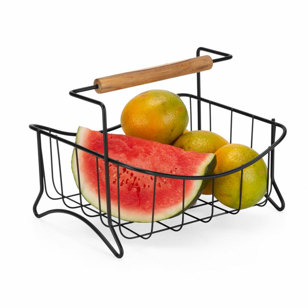 Fruteira de Mesa Eco Design Black 26,5x25,5cm Arthi