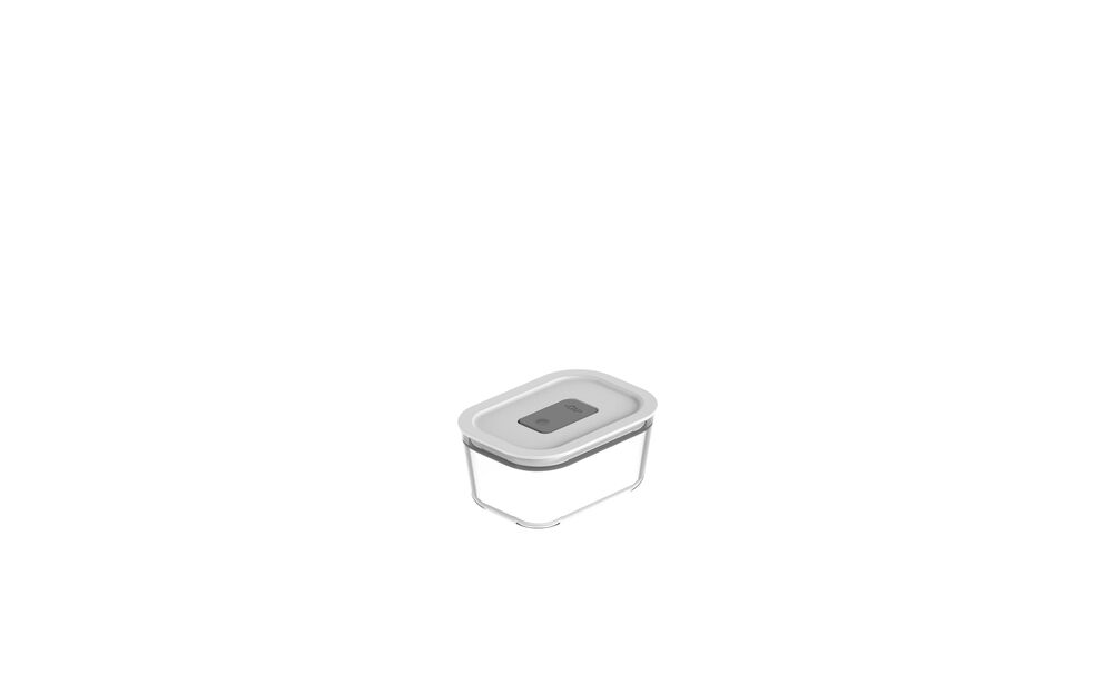 Pote Vidro Hermético 370ml Fresh Lock Branco Ou