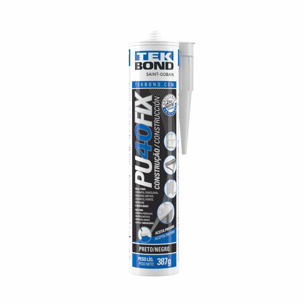 Adesivo 387g Tubo Preto Tekbond