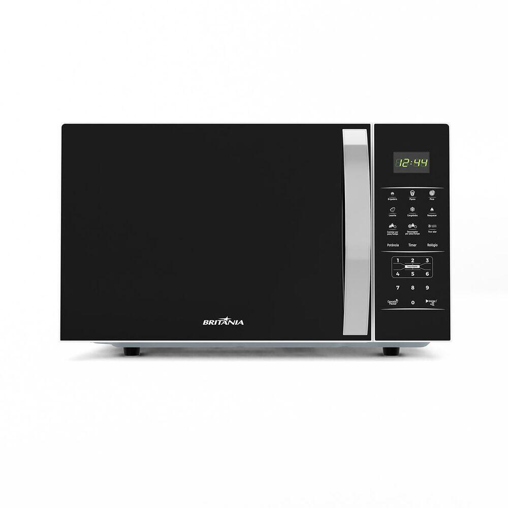 Microondas 25l Bmo28 Preto Branco Britânia