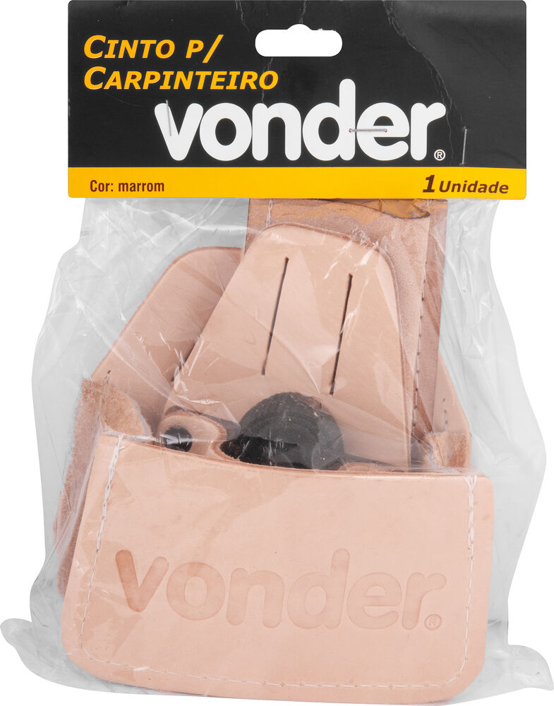 Colete Cinto para Ferramentas Carpinte Marrom Vonder
