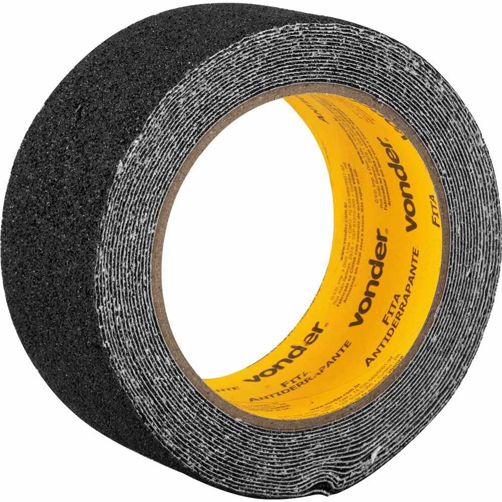 Fita Antiderrapante para Piso 5m Preto Vonder
