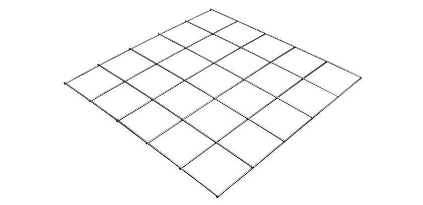 Malha 20cm x 20cm x 4,2mm Eq-69 Intermediária Ca Aços